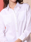 POPLIN CROPPED SHIRT