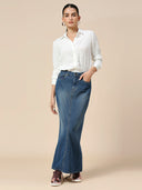 TEXTURED POLY CRUSH ESSENTIAL SHIRT