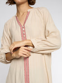 CREP LUREX LONGLINE TUNIC