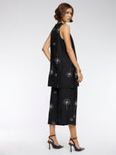 CRUSHED SATIN EMBROIDERED CO-ORD SET