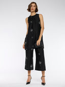 CRUSHED SATIN EMBROIDERED CO-ORD SET