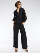 VISCOSE TWILL EMBROIDERED CO-ORD SET