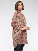 PAISLEY PRINTED LONGLINE TUNIC