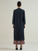 LONGLINE DENIM TOP WITH PAISLEY BOTTON CO-ORD SET