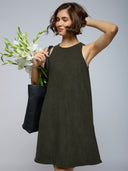 CORDROY SWING DRESS
