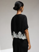 LACED TWILL TOP