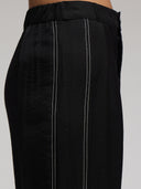 TWILL CONTRAST STITCHED RELAXED FIT TROUSERS
