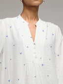 ESSENTIAL HEART EMBROIDERED TUNIC