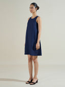 BUBBLE TEXTURED SWING DRESS
