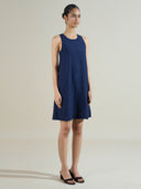 BUBBLE TEXTURED SWING DRESS
