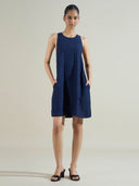 BUBBLE TEXTURED SWING DRESS