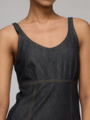 CHEMISTRY DENIM TIERED DRESS