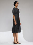CHEMSITRY DENIM BASQUE DRESS