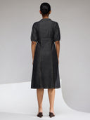 CHEMSITRY DENIM BASQUE DRESS