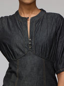 CHEMSITRY DENIM BASQUE DRESS
