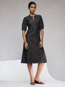 CHEMSITRY DENIM BASQUE DRESS