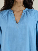 POPOVER RAGLAN 5.5OZ DENIM TUNIC