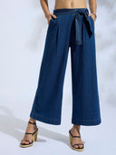 CROPPED WIDE LEG PULL ON JEANS