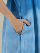 DENIM OMBRE A-LINE DRESS