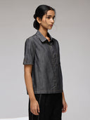 DENIM CROPPED SHIRT