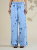 CARNATIONS PRINTED BOYFRIEND JEANS