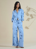 CARNATIONS PRINTED BOYFRIEND JEANS
