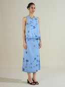SCARTERED CARNATION DENIM CO-ORD SET