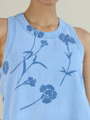 SCARTERED CARNATION DENIM CO-ORD SET