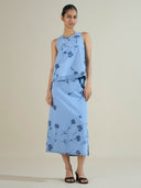 SCARTERED CARNATION DENIM CO-ORD SET