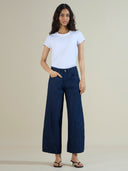 BARREL MID BLUE JEANS