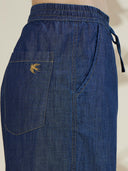 WIDE LEG DENIM PULL ONS