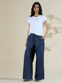 WIDE LEG DENIM PULL ONS