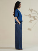 WIDE LEG DENIM PULL ONS