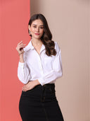 POPLIN DROP SHOULDER LOOSE FIT SHIRT