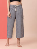 GINGHAM CHECKS CROPPED CARGO PJ'S
