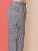 GINGHAM CHECKS CROPPED CARGO PJ'S