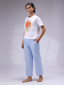 'FLOWER MARKET' PRINTED NIGHTSUIT