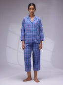 CHECKERED NIGHT SUIT