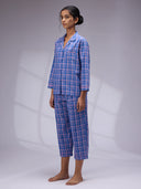 CHECKERED NIGHT SUIT