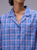 CHECKERED NIGHT SUIT