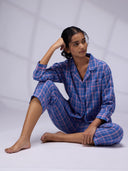 CHECKERED NIGHT SUIT