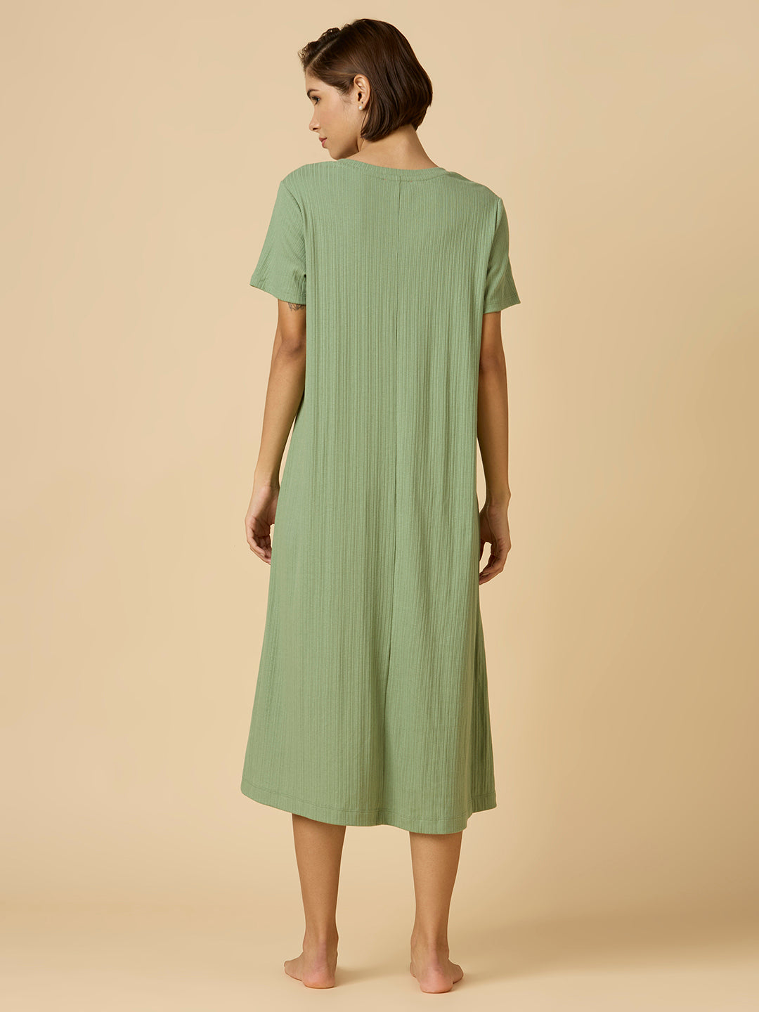 CHEMISTRY RIBBED KNIT NIGHTDRESS