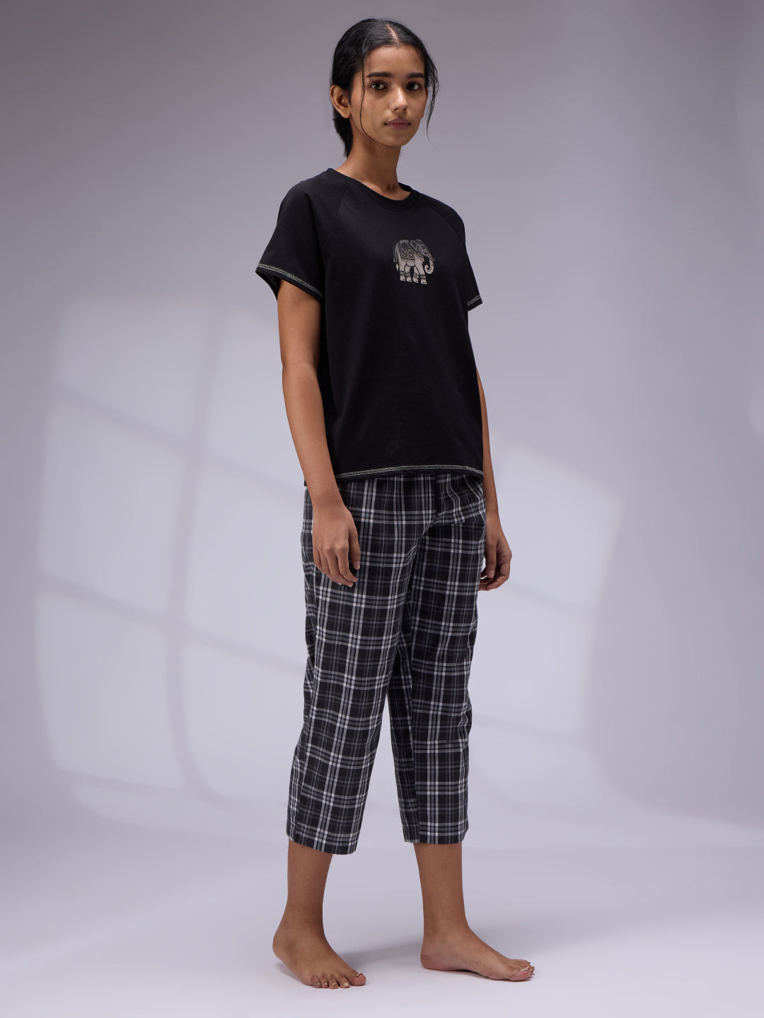 ELEPHANT PRINTED NIGHTSUIT