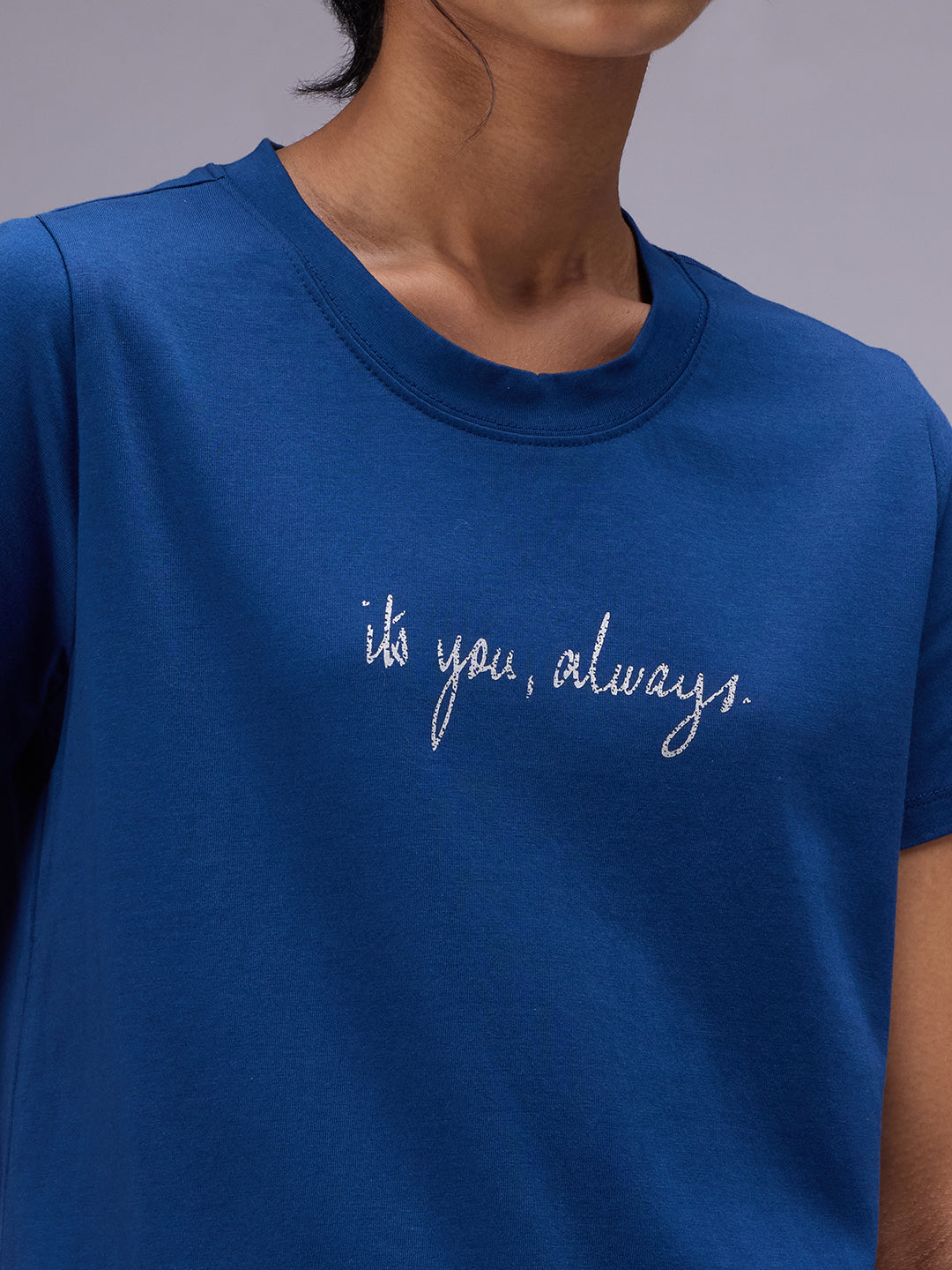 'IT'S YOU ALWAYS' PRINTED NIGHT SUIT