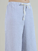 STRIPED SEER SUCKER NIGHT SUIT