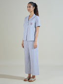 STRIPED SEER SUCKER NIGHT SUIT