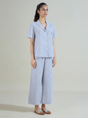 STRIPED SEER SUCKER NIGHT SUIT
