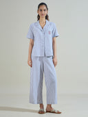 STRIPED SEER SUCKER NIGHT SUIT