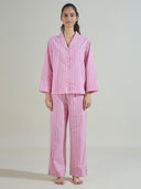 STRIPED CLASSIC NIGHT SUIT