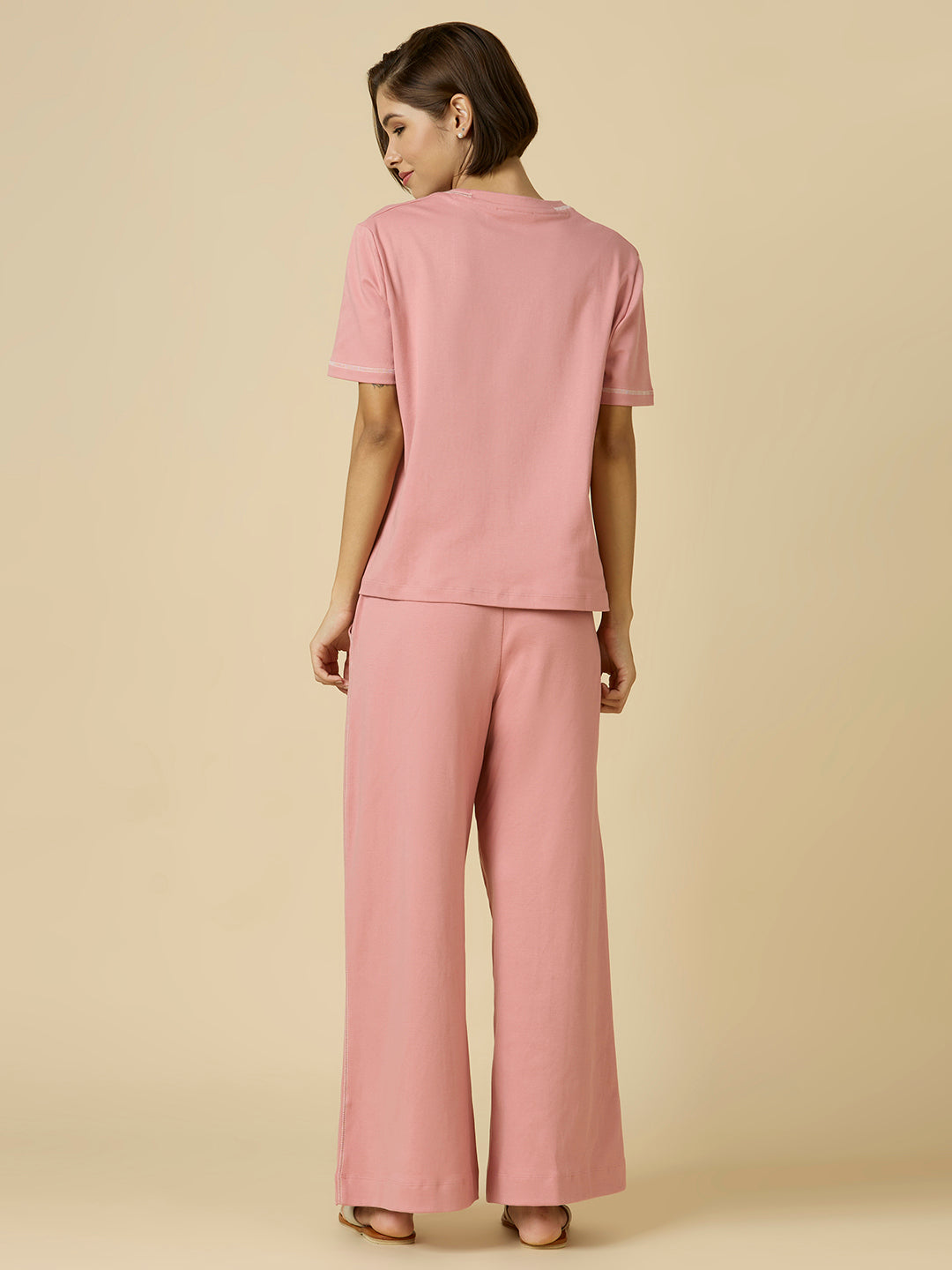 COTTON INTERLOCK JERSEY LOUNGE SET
